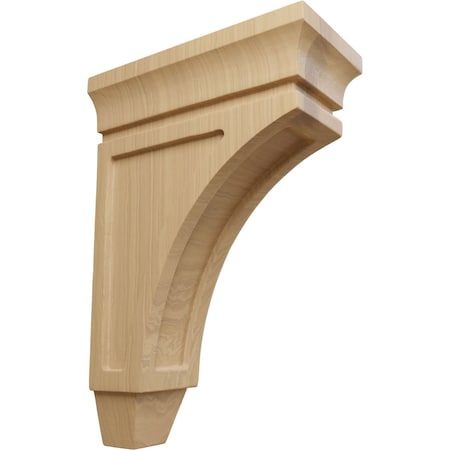 Ekena Millwork 2 3/4"W x 5 1/2"D x 8"H Mini Lucan Wood Corbel, Cherry CORW03X06X08LUCH